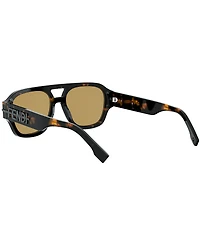 FENDI Unisex Fendigraphy 55mm Square Sunglasses