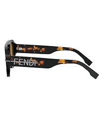 FENDI Unisex Fendigraphy 55mm Square Sunglasses