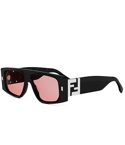 FENDI Unisex FF Squared 56mm Square Sunglasses