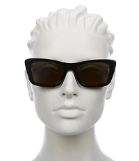 FENDI Unisex Lettering 53mm Geometric Sunglasses