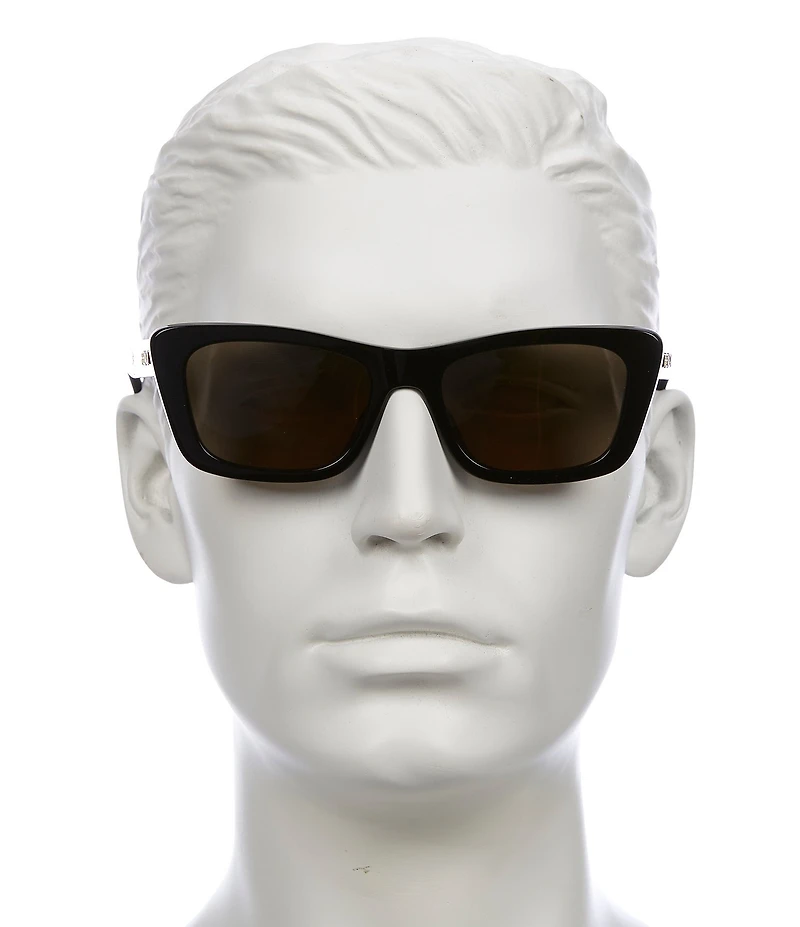 FENDI Unisex Lettering 53mm Geometric Sunglasses