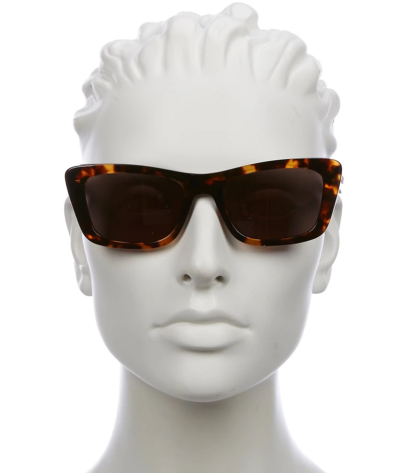FENDI Unisex Lettering 53mm Geometric Sunglasses