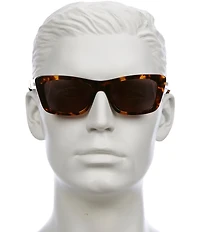 FENDI Unisex Lettering 53mm Geometric Sunglasses