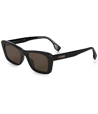 FENDI Unisex Lettering 53mm Geometric Sunglasses