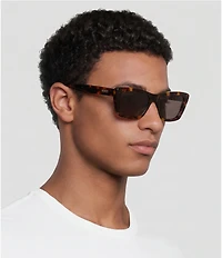 FENDI Unisex Lettering 53mm Geometric Sunglasses