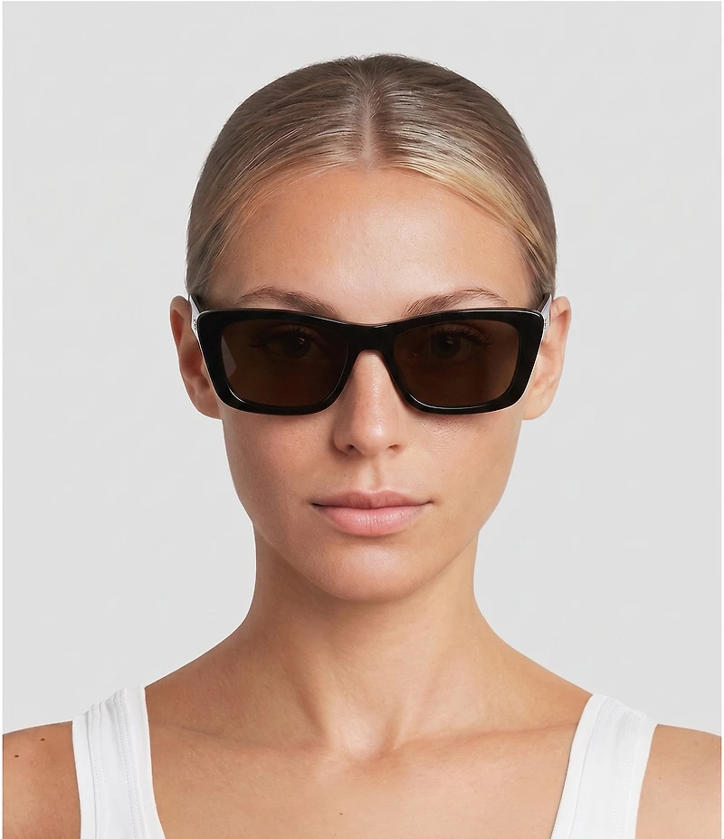 FENDI Unisex Lettering 53mm Geometric Sunglasses