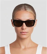 FENDI Unisex Lettering 53mm Geometric Sunglasses