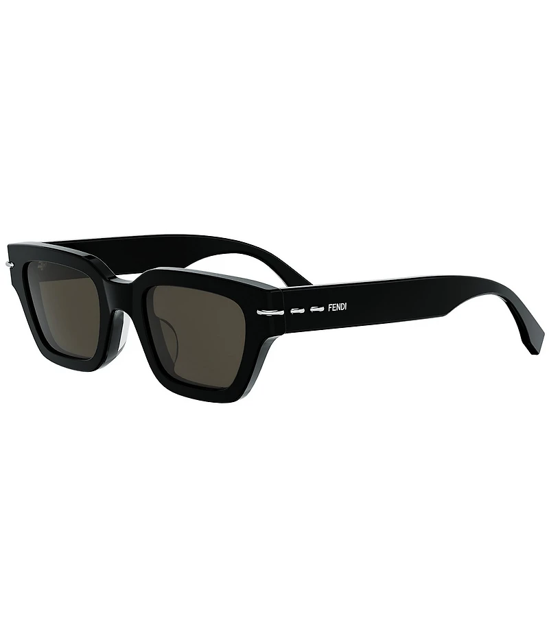 FENDI Unisex Selleria 50mm Rectangle Sunglasses