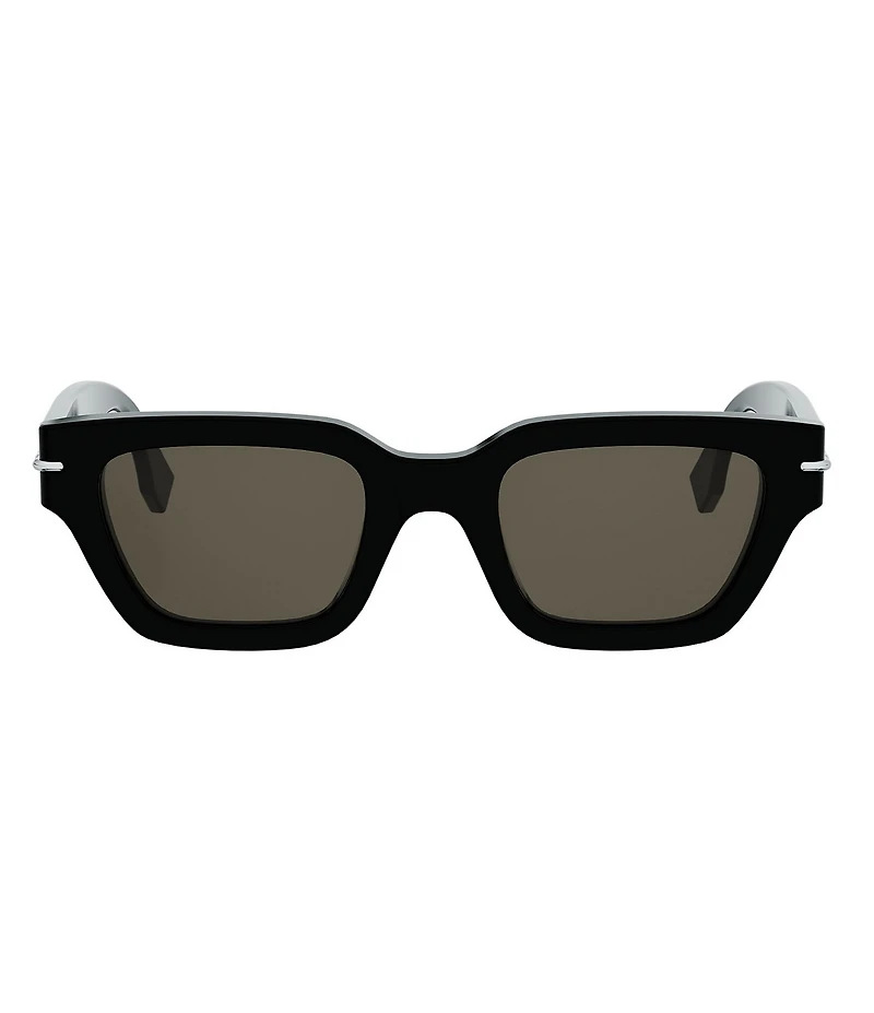 FENDI Unisex Selleria 50mm Rectangle Sunglasses