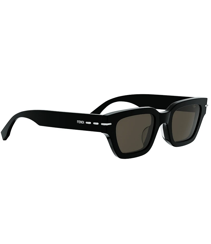 FENDI Unisex Selleria 50mm Rectangle Sunglasses