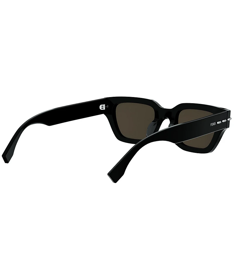 FENDI Unisex Selleria 50mm Rectangle Sunglasses