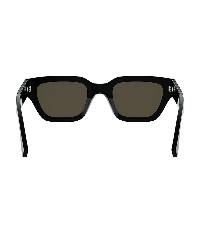 FENDI Unisex Selleria 50mm Rectangle Sunglasses