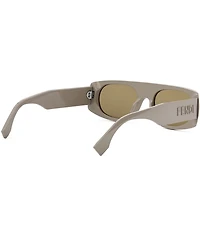 FENDI Unisex Signature 54mm Rectangle Sunglasses