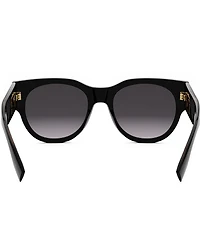 FENDI Women's Baguette 53mm Round Sunglasses