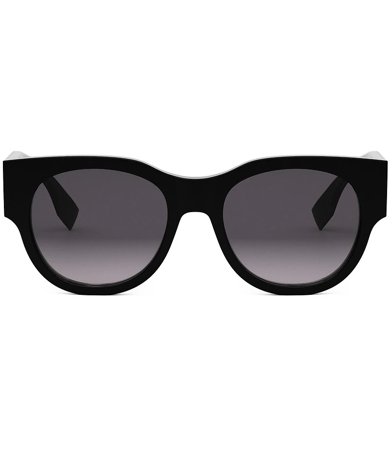 FENDI Women's Baguette 53mm Round Sunglasses