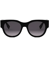 FENDI Women's Baguette 53mm Round Sunglasses