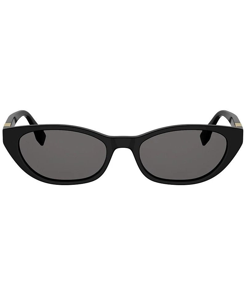 FENDI Women's Baguette 54mm Retro Cat Eye Sunglasses