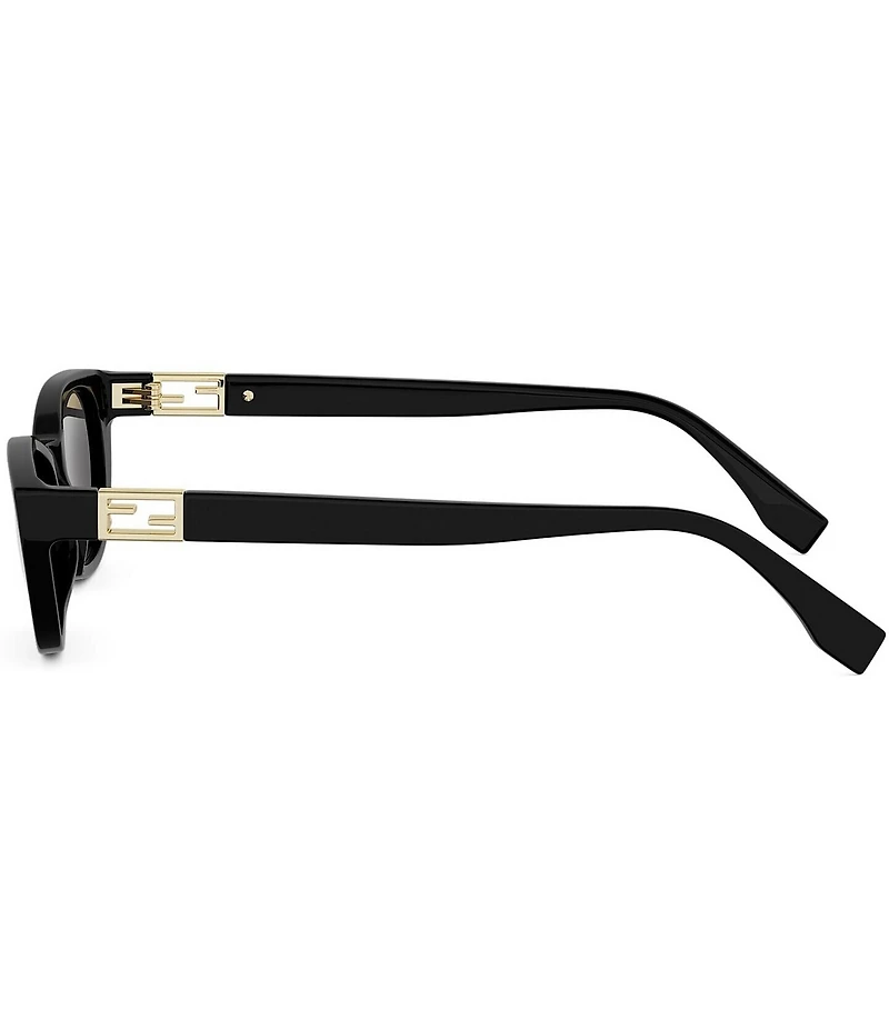 FENDI Women's Baguette 54mm Retro Cat Eye Sunglasses