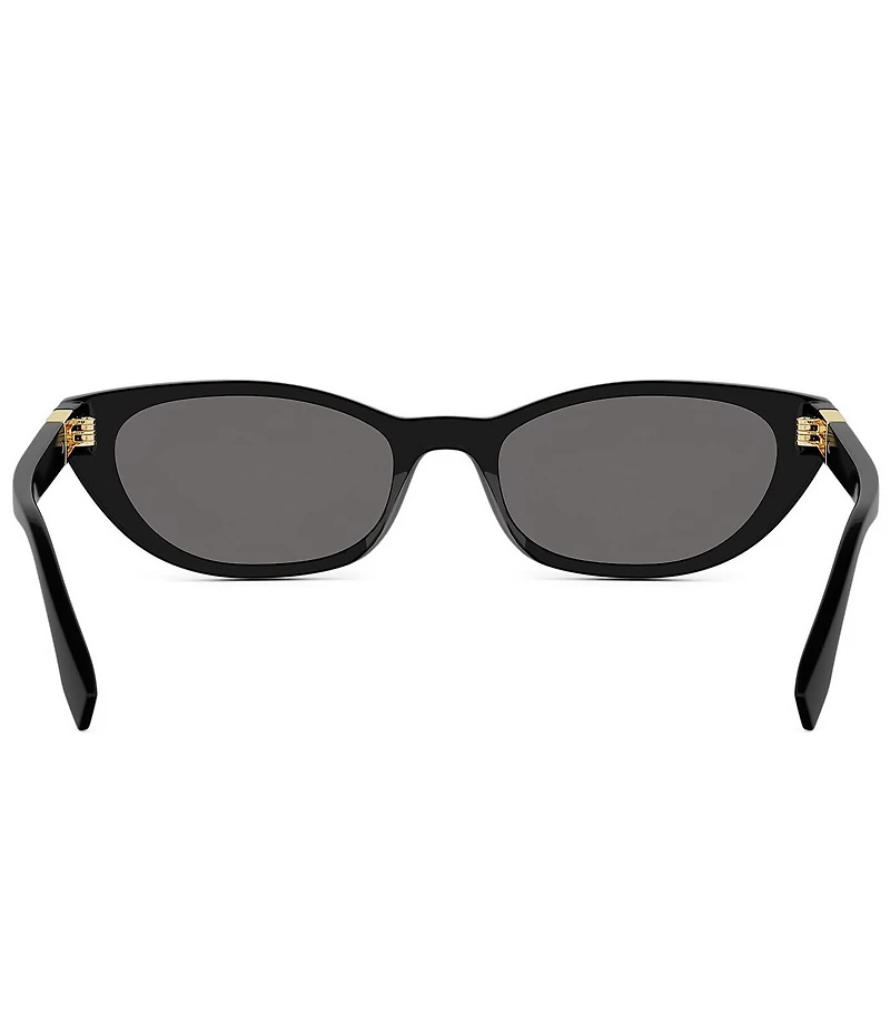 FENDI Women's Baguette 54mm Retro Cat Eye Sunglasses