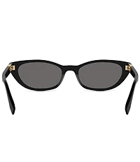 FENDI Women's Baguette 54mm Retro Cat Eye Sunglasses