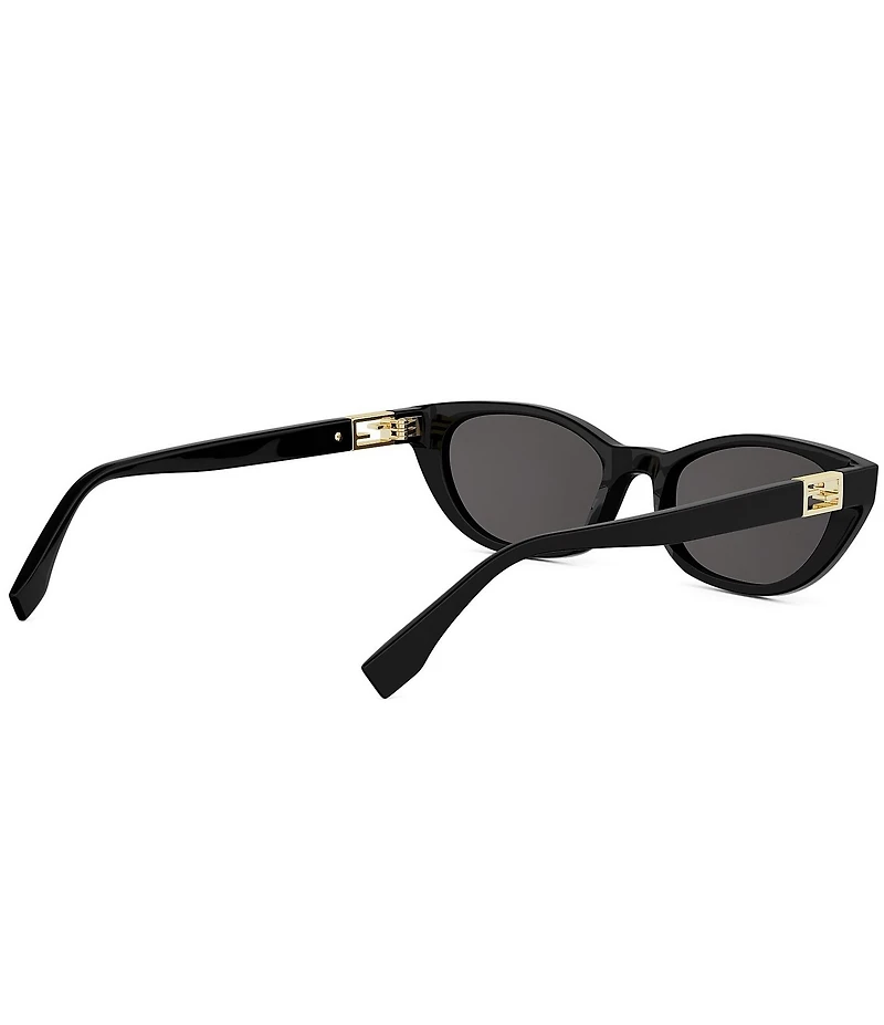 FENDI Women's Baguette 54mm Retro Cat Eye Sunglasses
