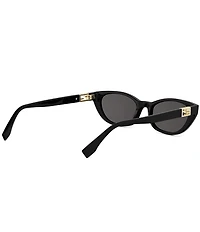 FENDI Women's Baguette 54mm Retro Cat Eye Sunglasses