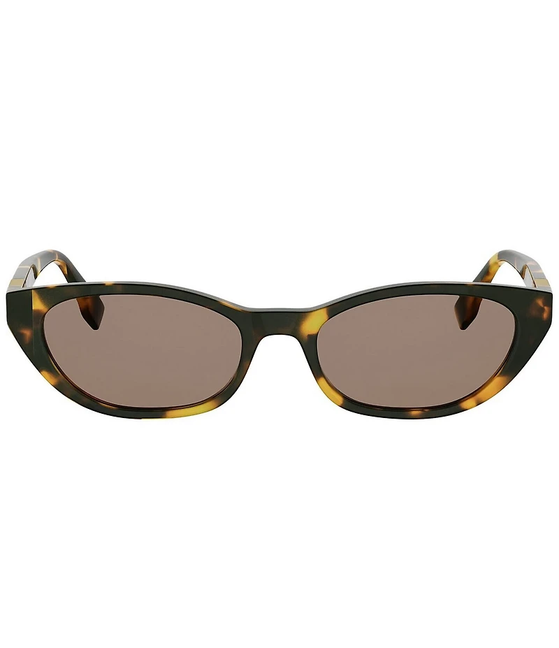 FENDI Women's Baguette 54mm Retro Cat Eye Sunglasses