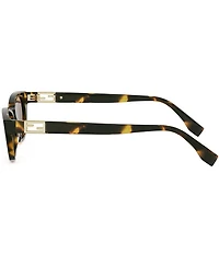 FENDI Women's Baguette 54mm Retro Cat Eye Sunglasses