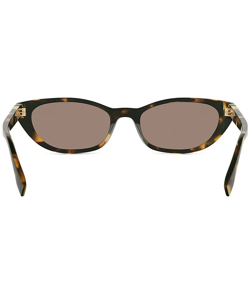 FENDI Women's Baguette 54mm Retro Cat Eye Sunglasses