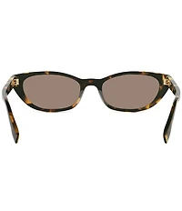 FENDI Women's Baguette 54mm Retro Cat Eye Sunglasses