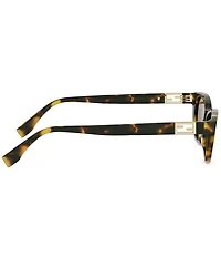 FENDI Women's Baguette 54mm Retro Cat Eye Sunglasses