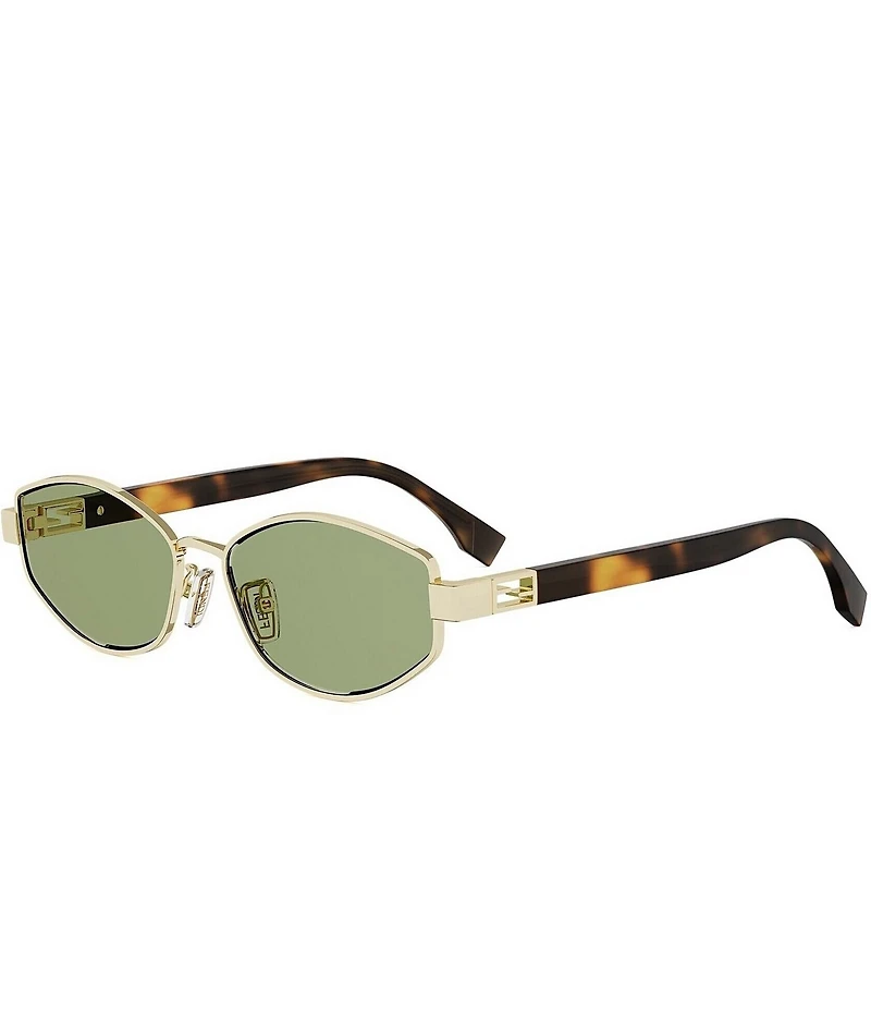 FENDI Women's Baguette 56mm Oval Sunglasses