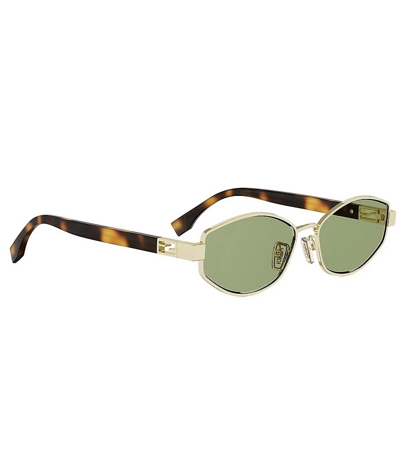 FENDI Women's Baguette 56mm Oval Sunglasses