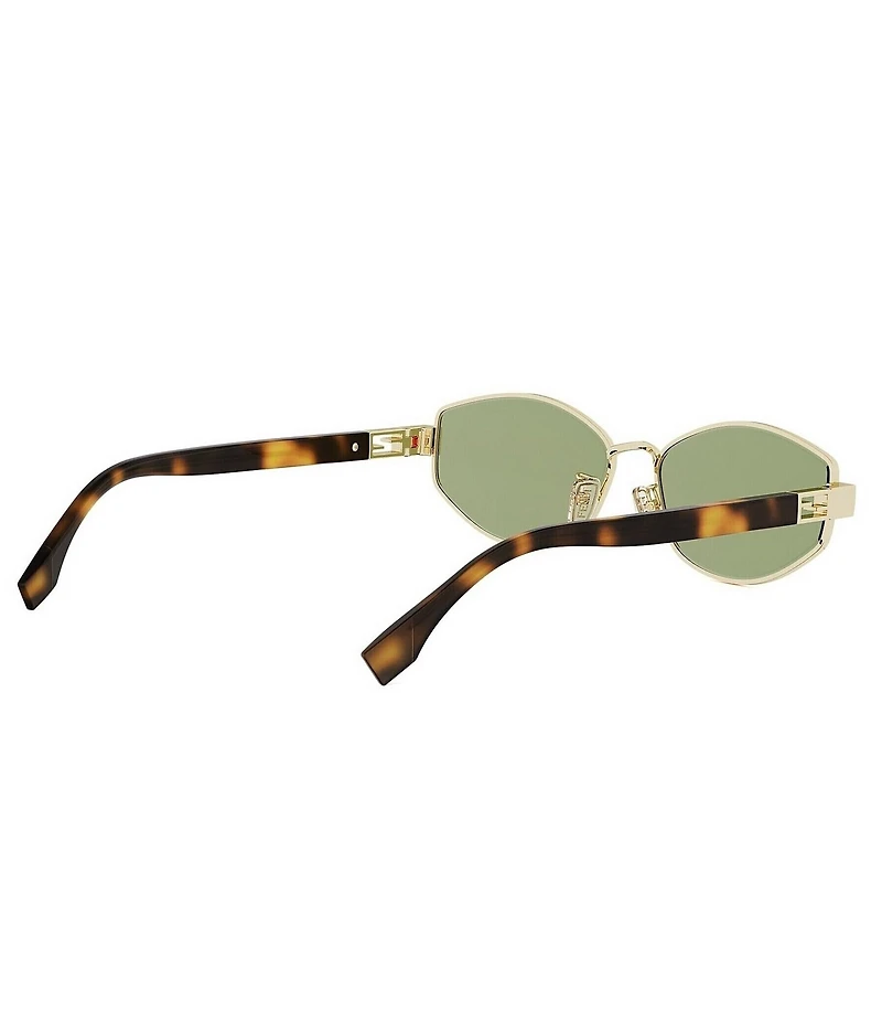 FENDI Women's Baguette 56mm Oval Sunglasses