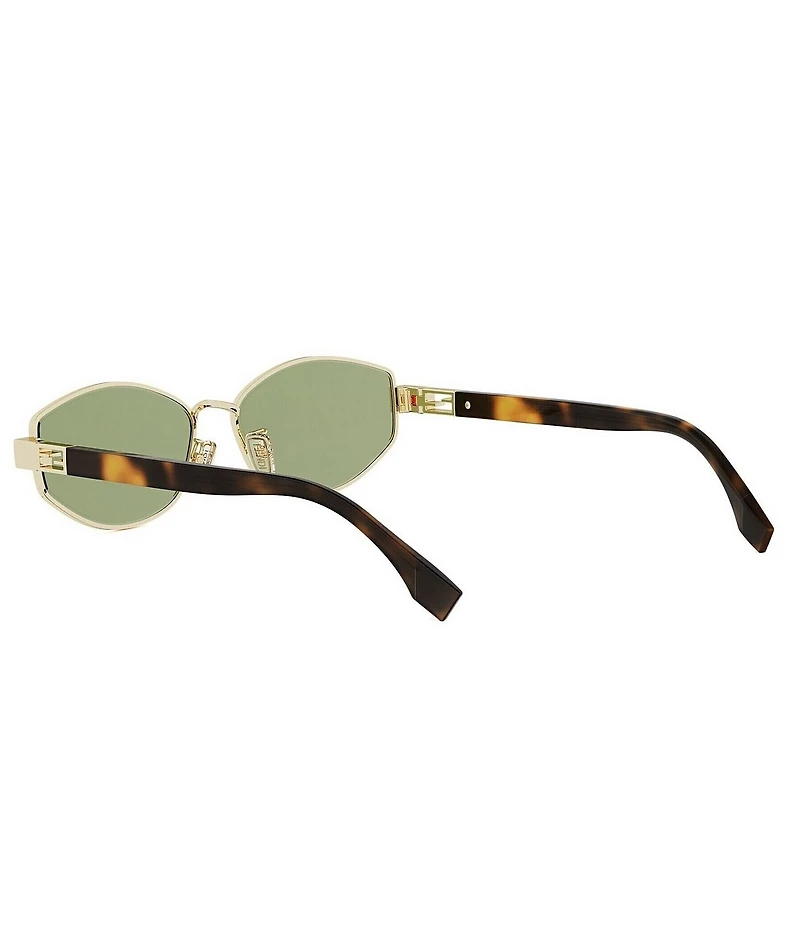 FENDI Women's Baguette 56mm Oval Sunglasses