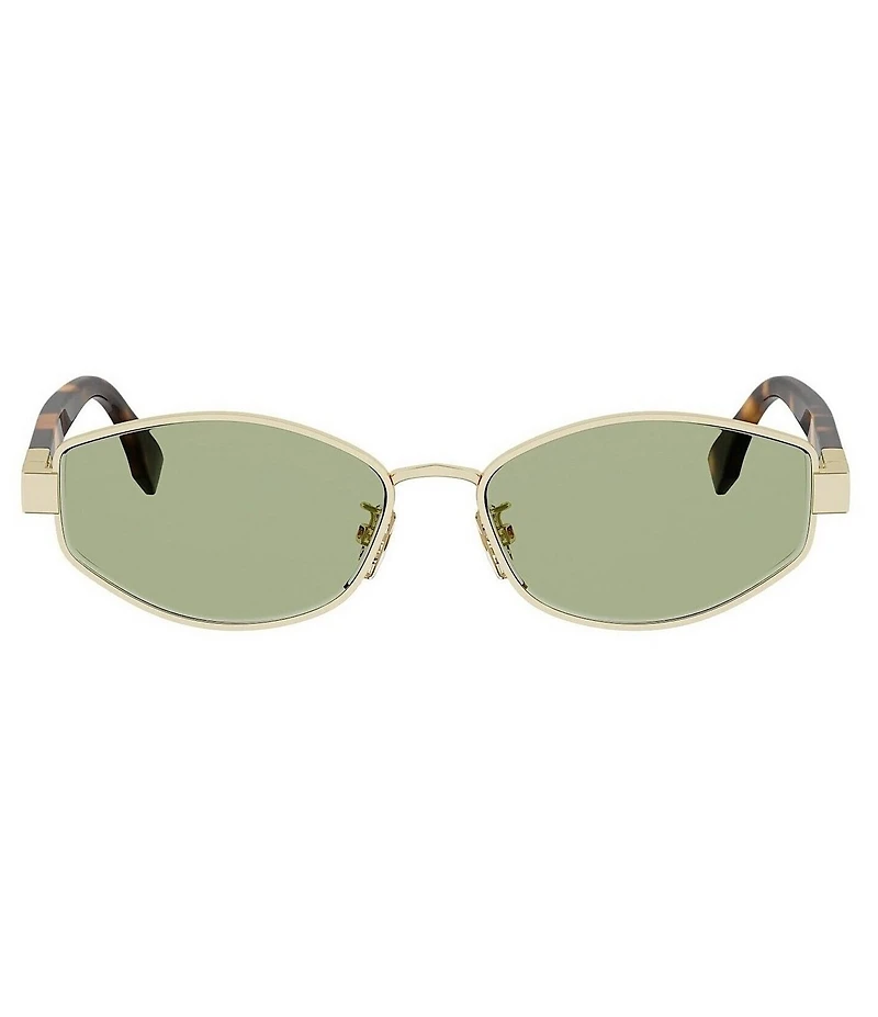 FENDI Women's Baguette 56mm Oval Sunglasses