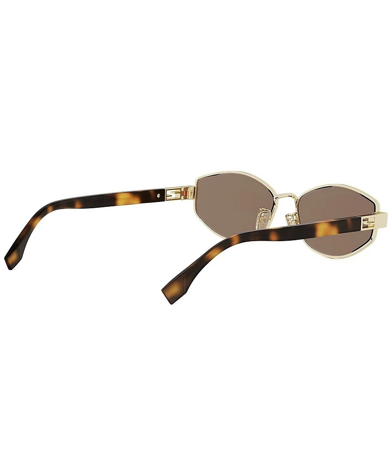 FENDI Women's Baguette 56mm Oval Sunglasses
