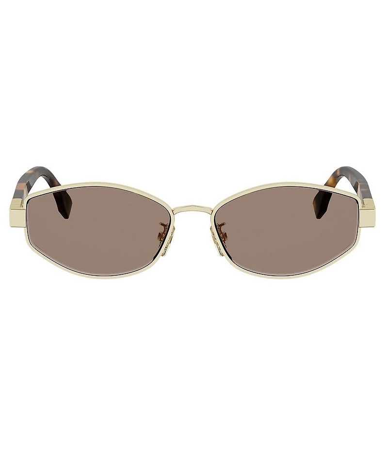 FENDI Women's Baguette 56mm Oval Sunglasses