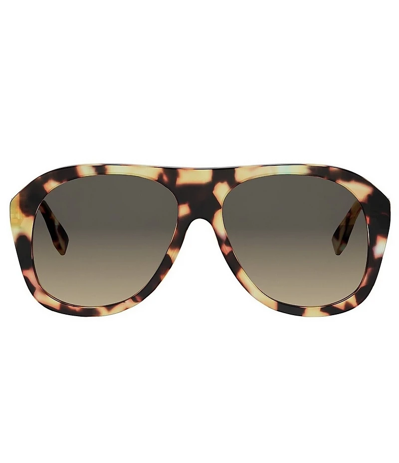 FENDI Women's Baguette 57mm Aviator Sunglasses