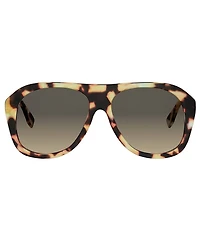 FENDI Women's Baguette 57mm Aviator Sunglasses