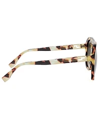 FENDI Women's Baguette 57mm Aviator Sunglasses