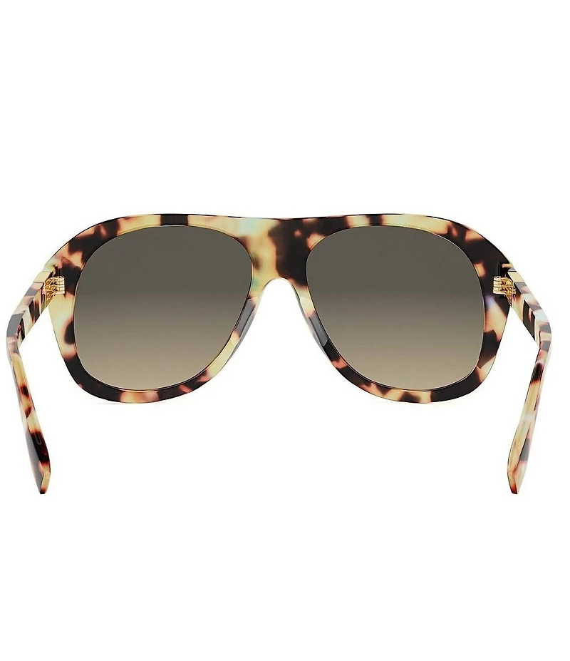 FENDI Women's Baguette 57mm Aviator Sunglasses