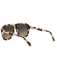 FENDI Women's Baguette 57mm Aviator Sunglasses