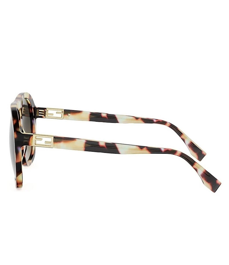 FENDI Women's Baguette 57mm Aviator Sunglasses