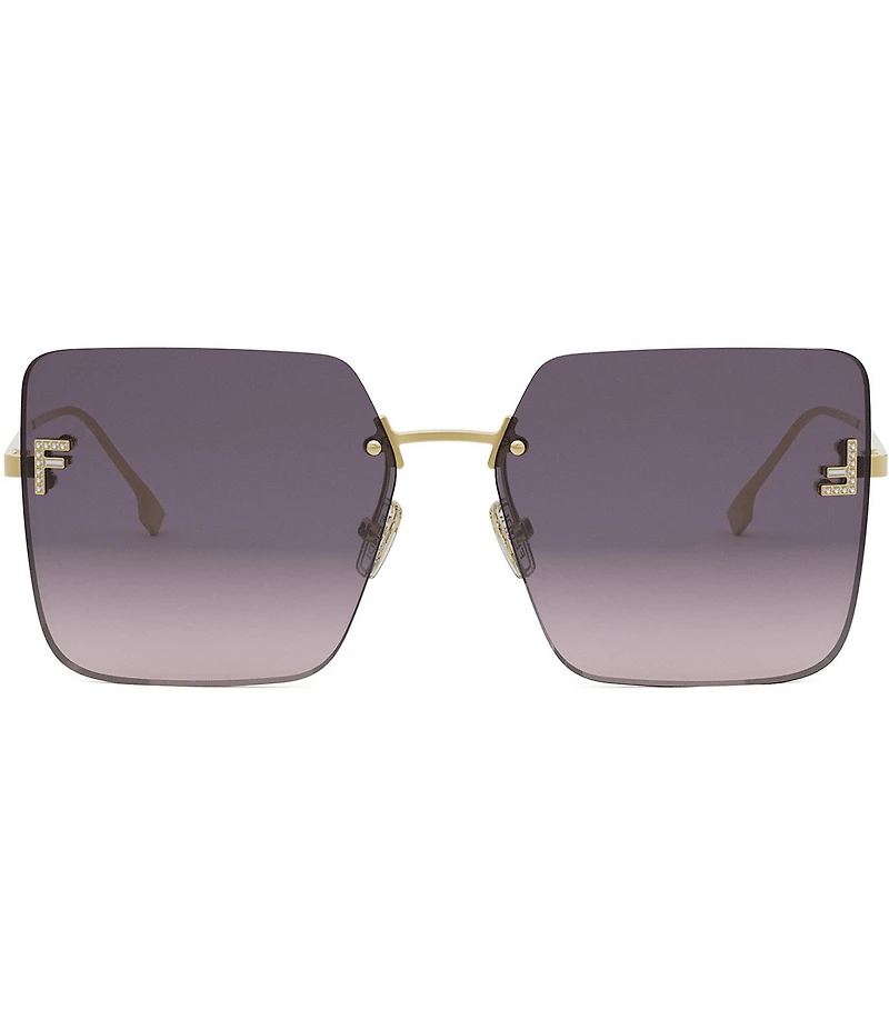 FENDI Women's FENDI First 59mm Geometric Square Sunglasses