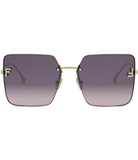 FENDI Women's FENDI First 59mm Geometric Square Sunglasses