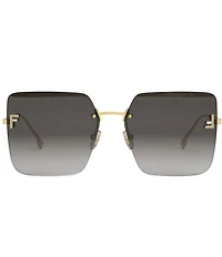 FENDI Women's FENDI First 59mm Geometric Square Sunglasses