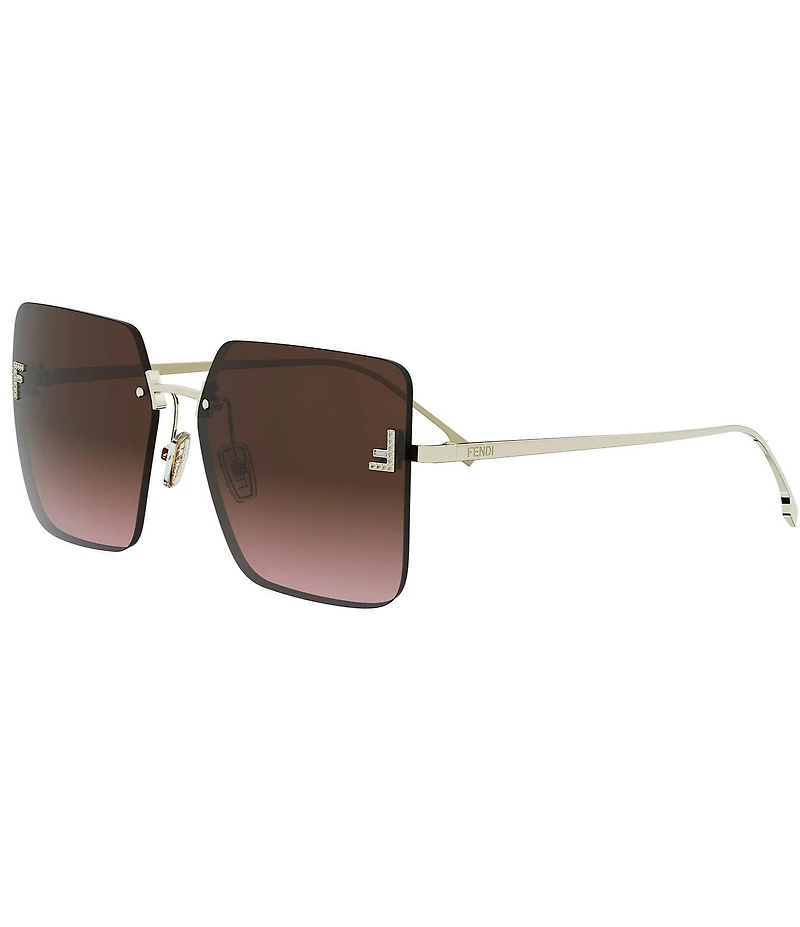 FENDI Women's FENDI First 59mm Geometric Square Sunglasses