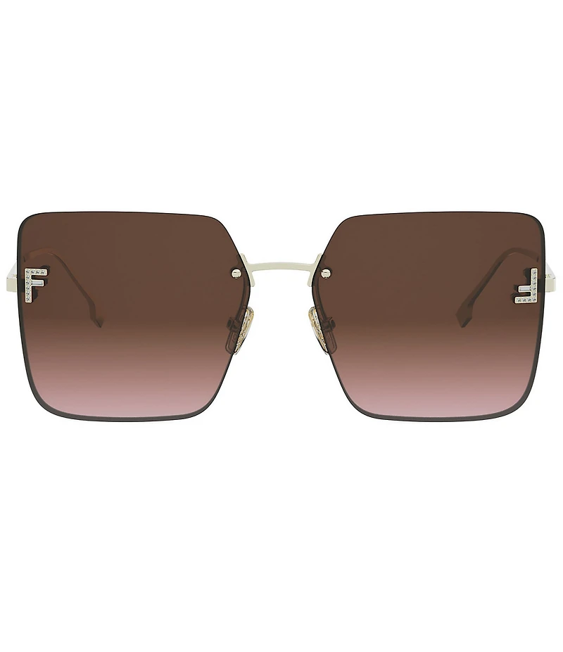 FENDI Women's FENDI First 59mm Geometric Square Sunglasses
