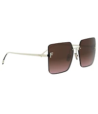 FENDI Women's FENDI First 59mm Geometric Square Sunglasses